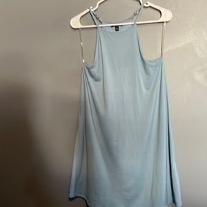 Simple light blue dress